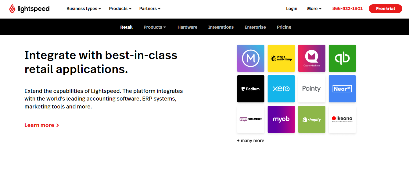 Lightspeed integraté with Omni channel and other tools