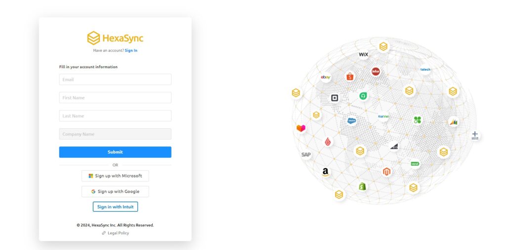 beehexa register page