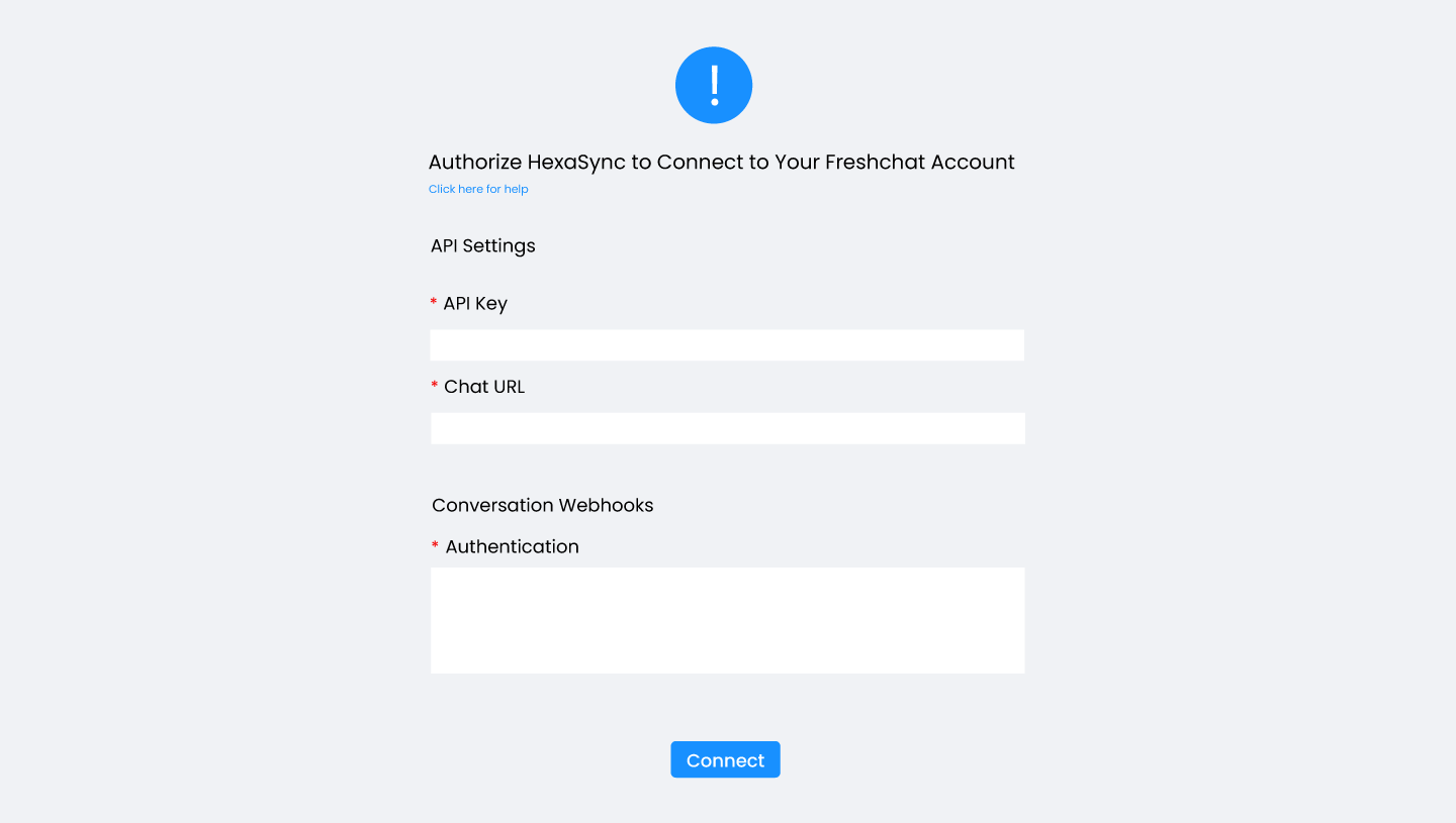 beehexa authorize freshchat2