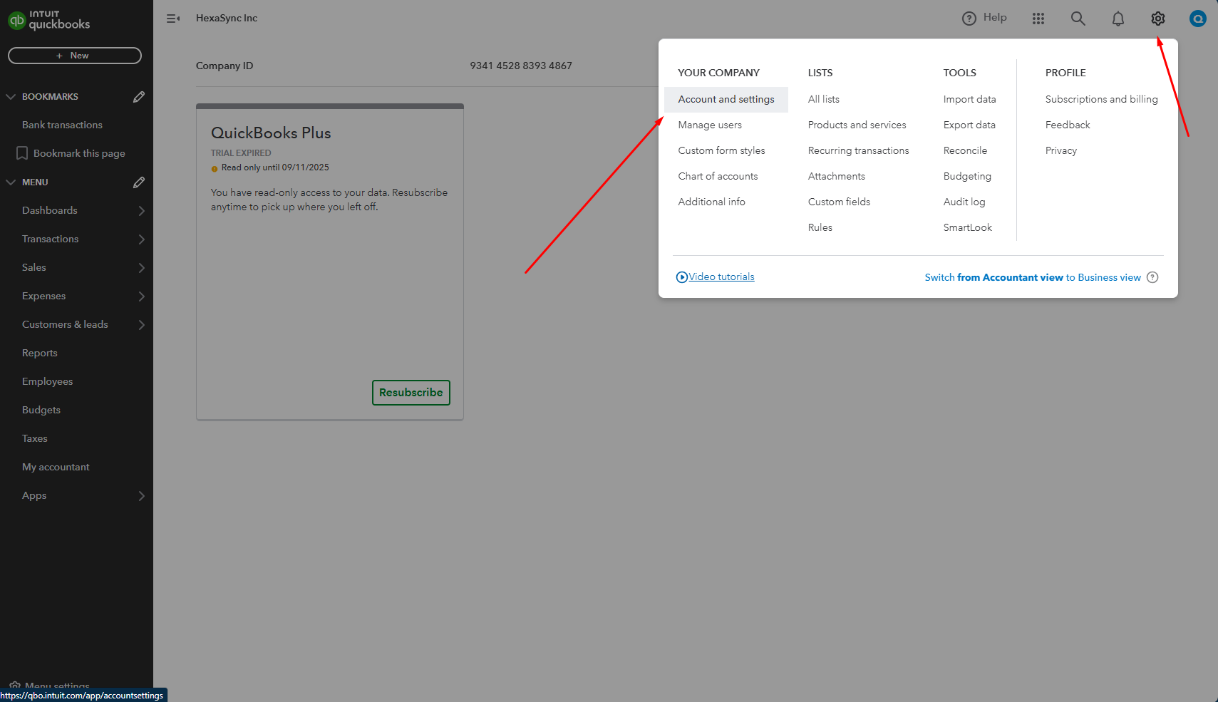 quickbook inventory