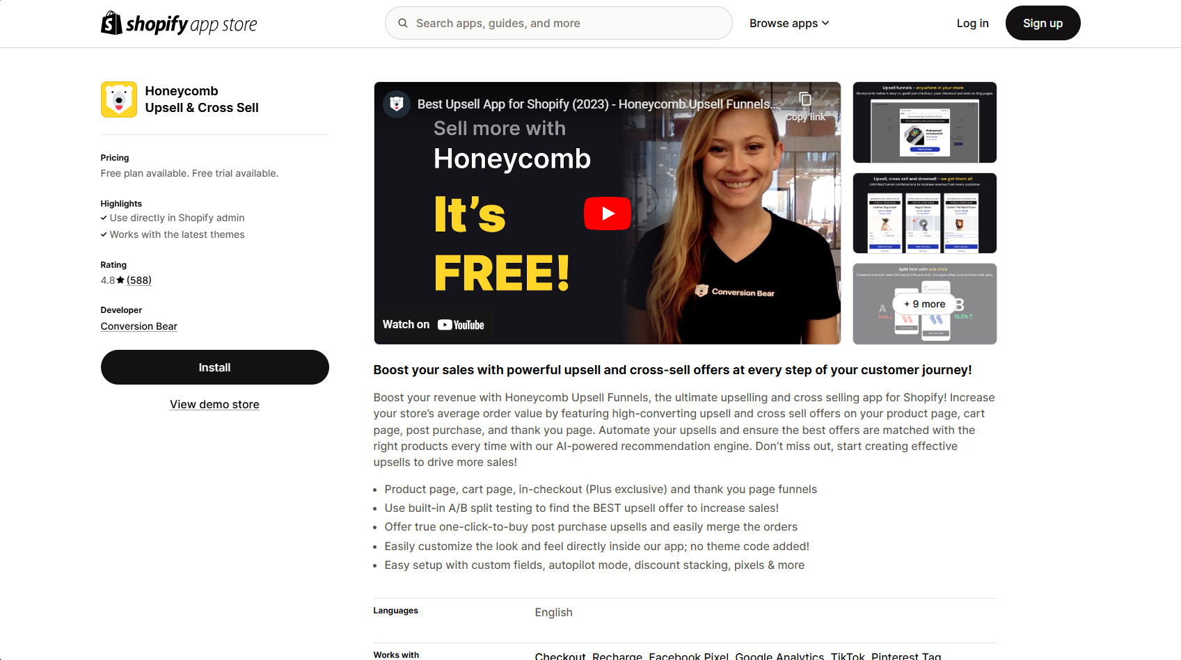 honeycomb best free shopify apps